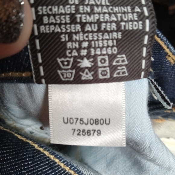 7 For All Mankind Dark Blue Jeans Size 30 Women's - Picture 9 of 10